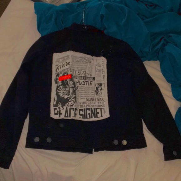 Black jean Jacket for sell - Picture 1 of 2